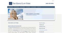 Desktop Screenshot of gertzlawyers.com