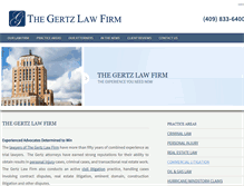 Tablet Screenshot of gertzlawyers.com